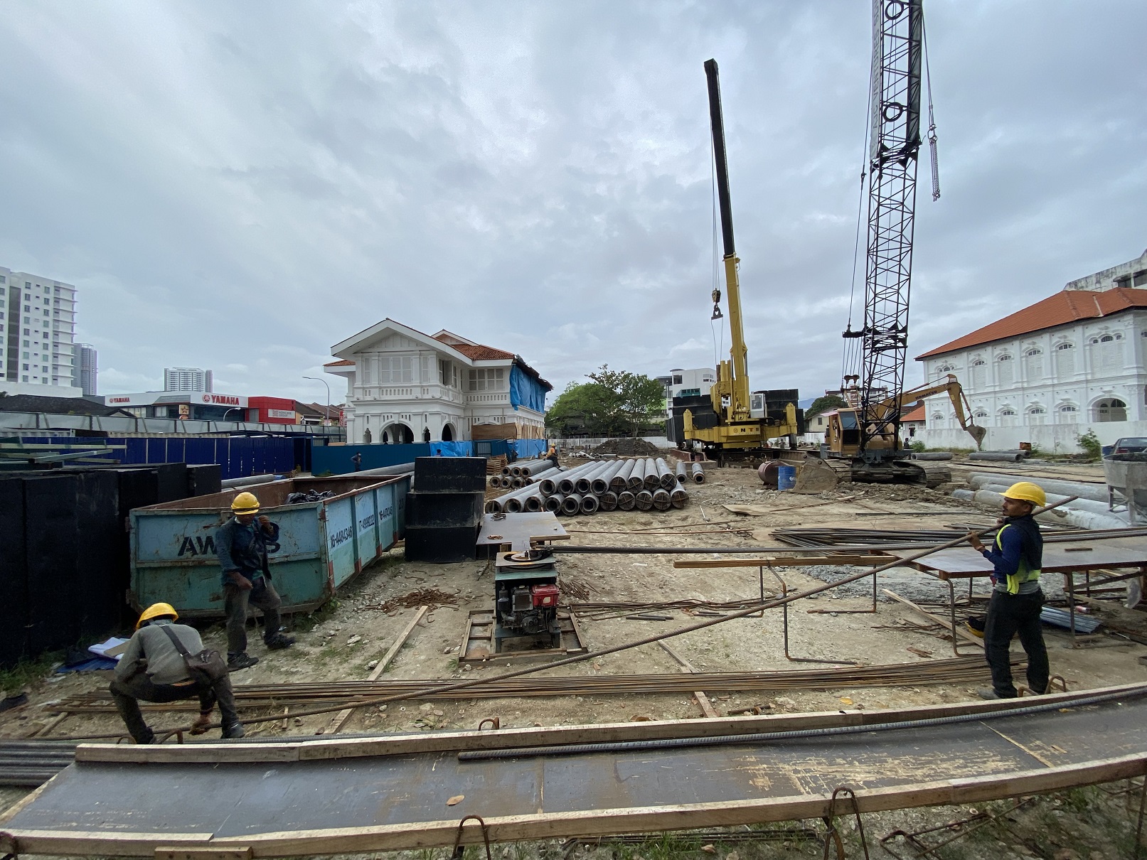 site progress