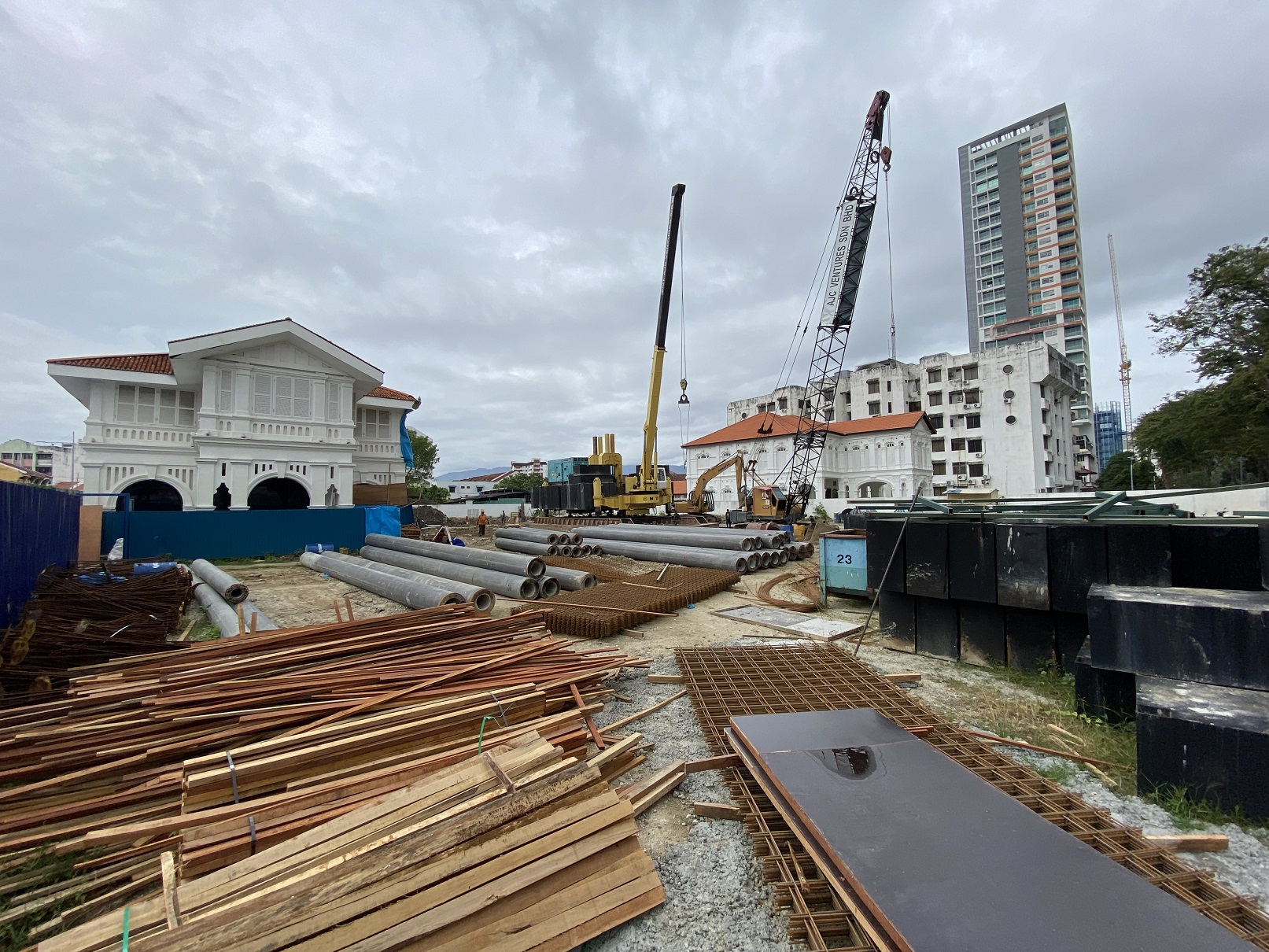 site progress