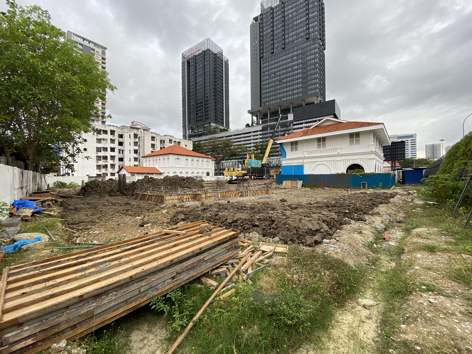 site progress