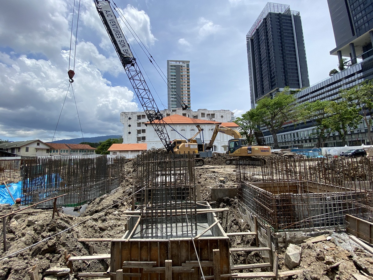 site progress