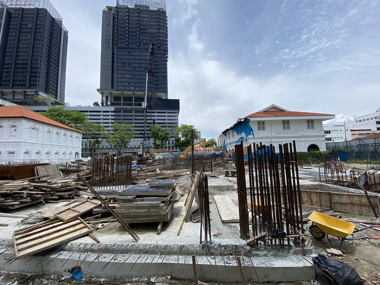 site progress