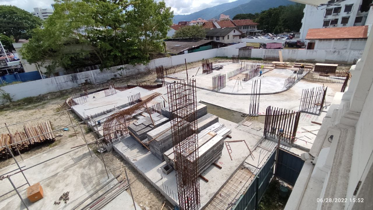site progress
