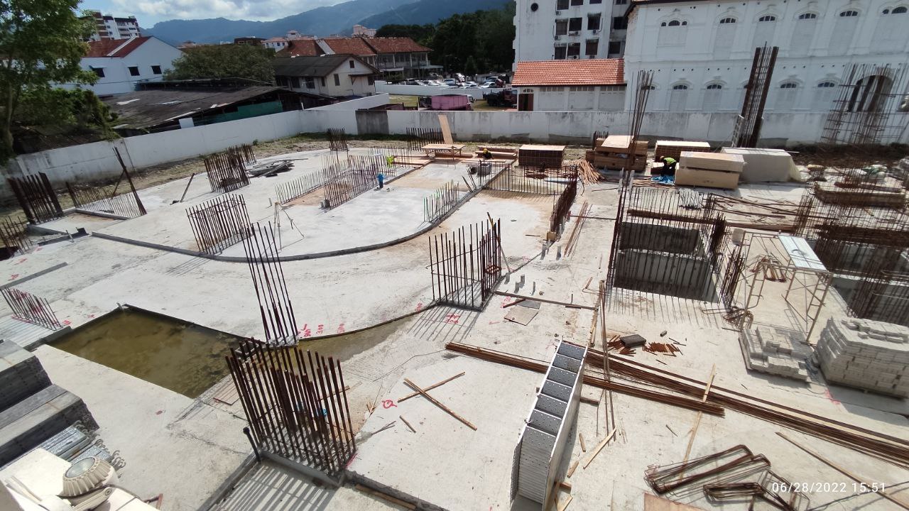 site progress