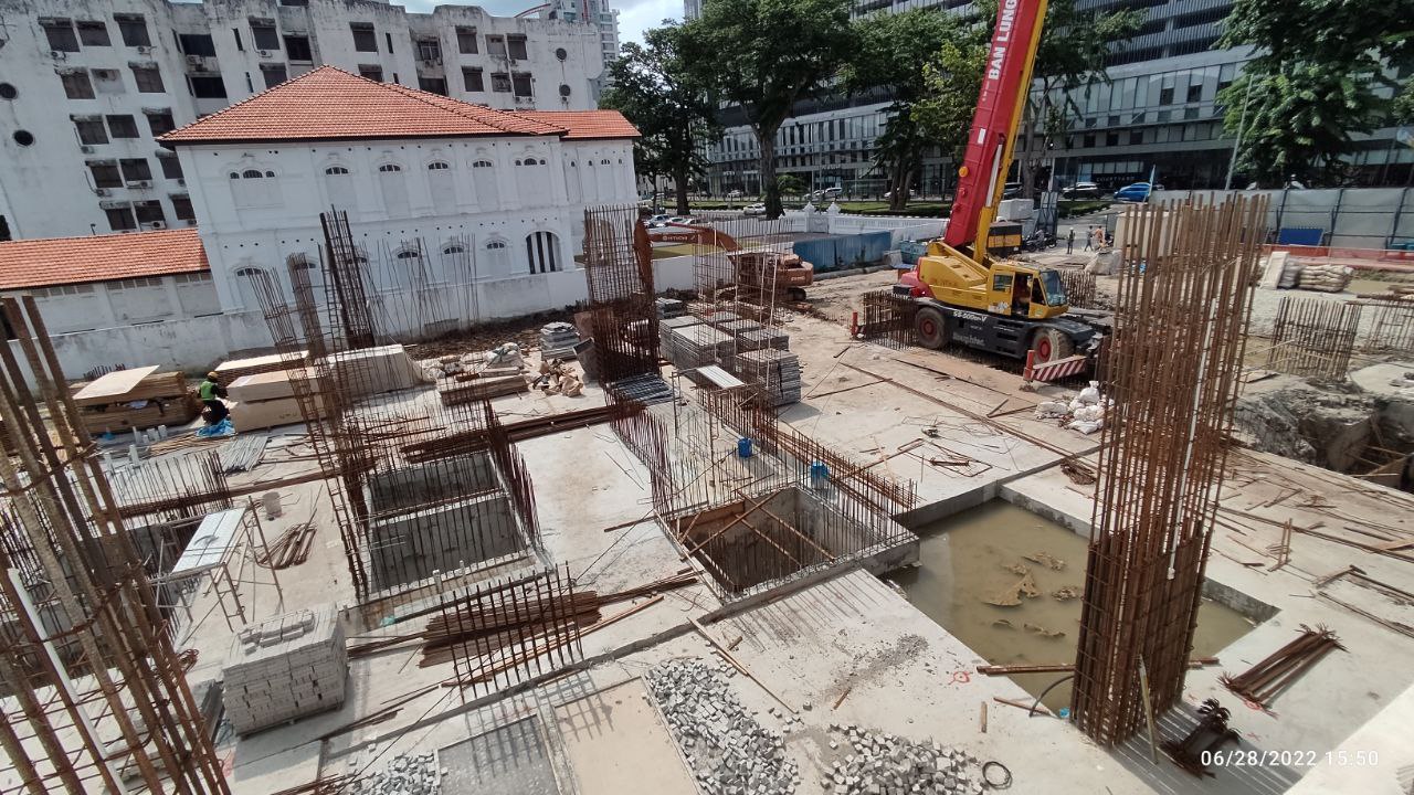 site progress