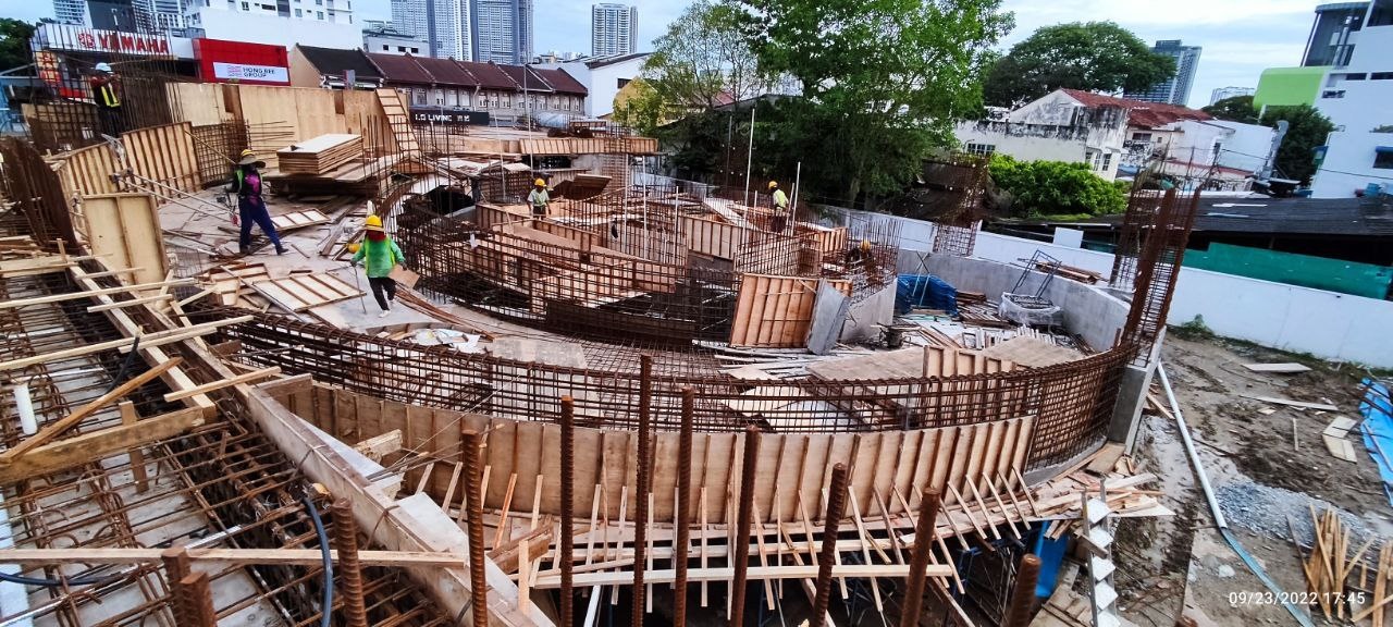 site progress