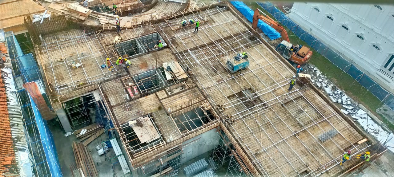site progress