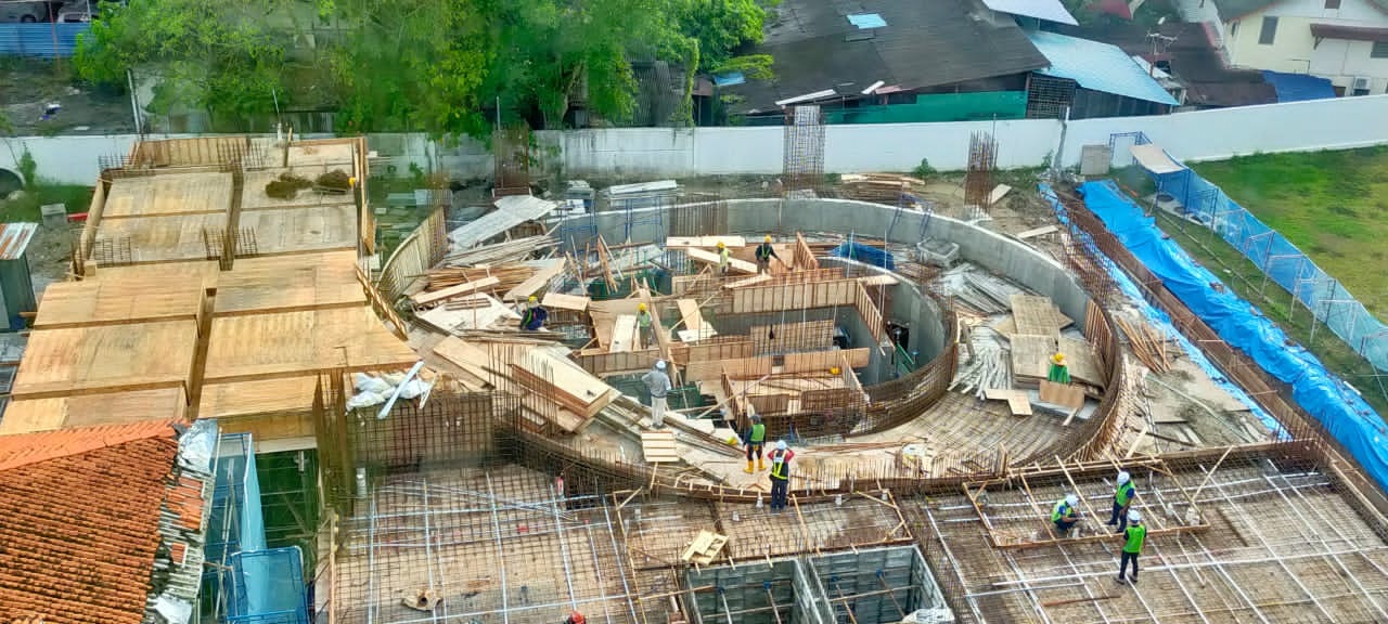 site progress