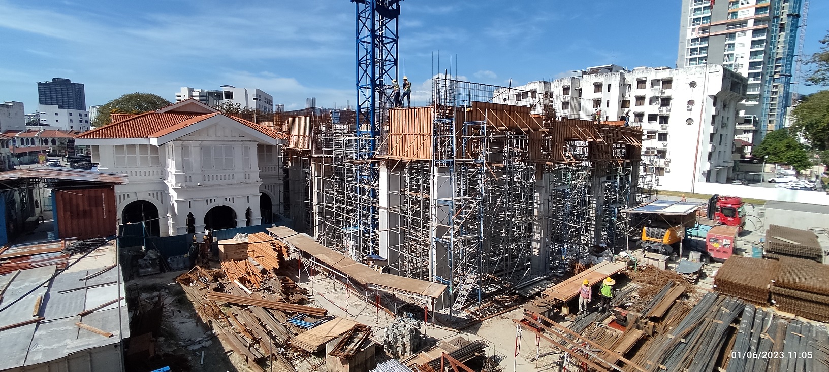 site progress