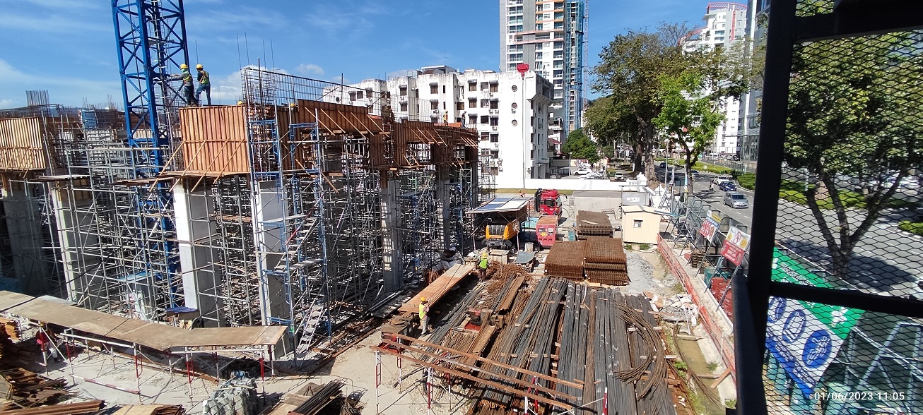 site progress