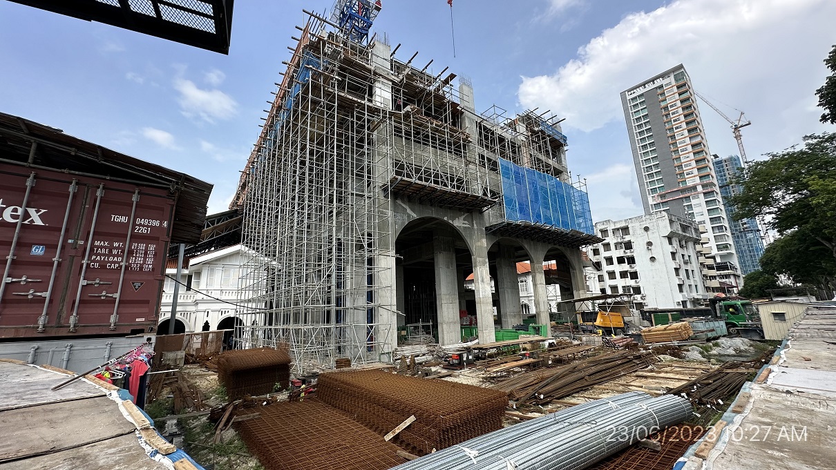 site progress