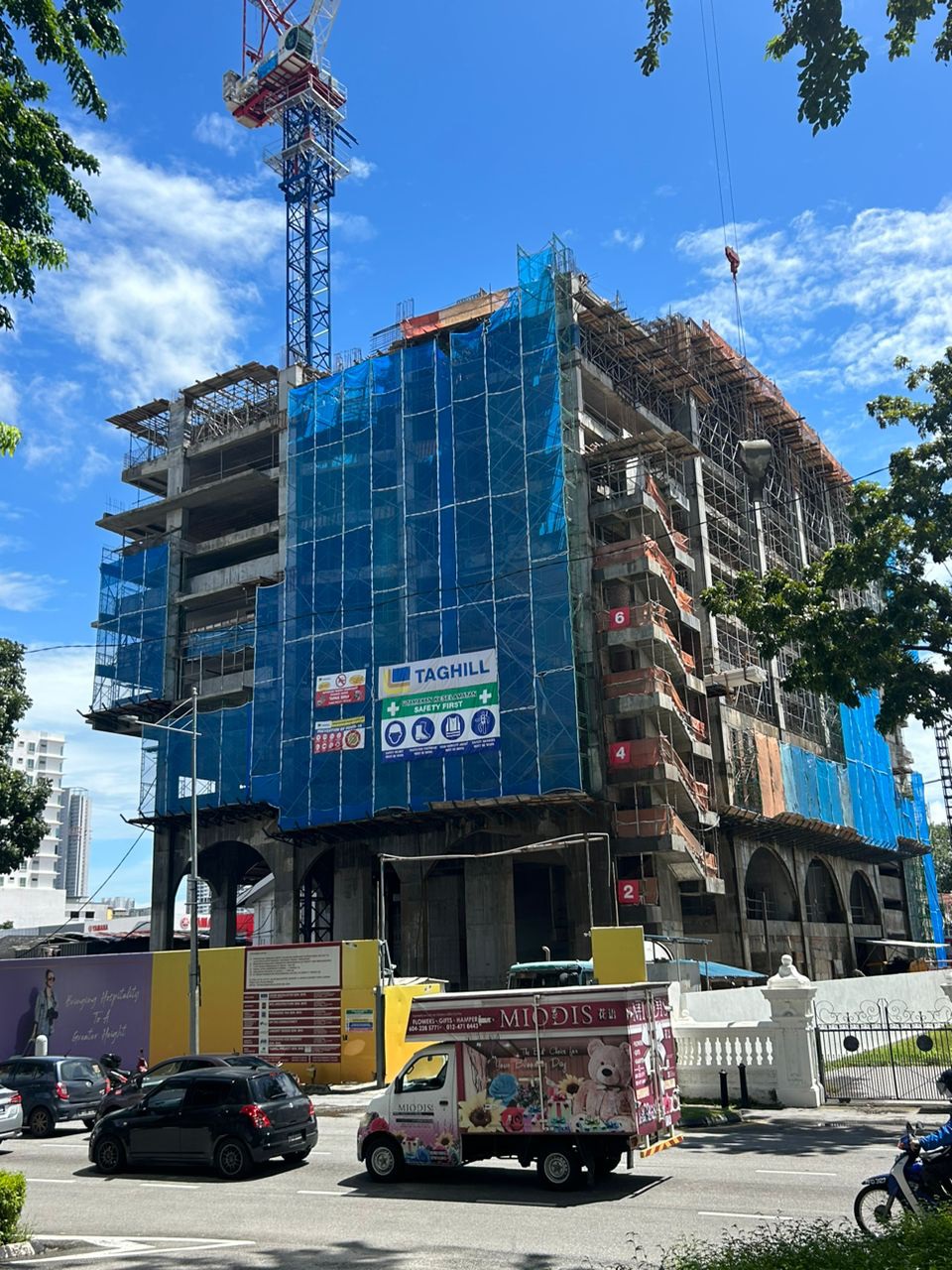 site progress